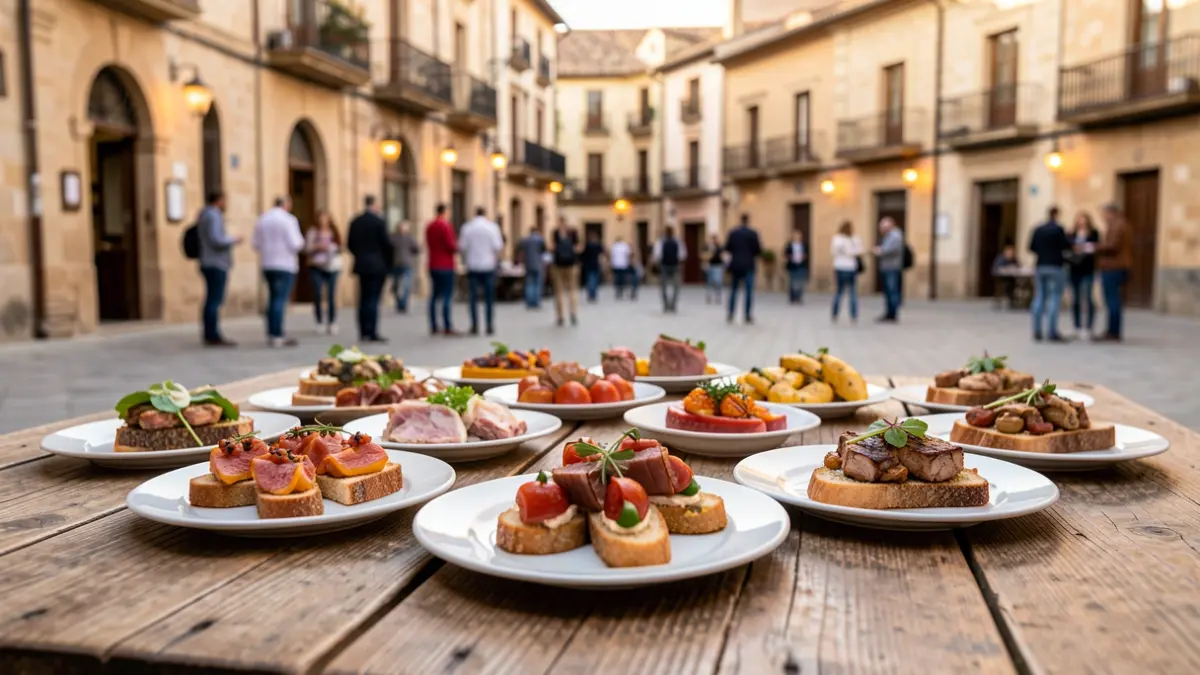 Imagen genérica de un concurso gastronómico en Alcalá de Henares con platos típicos.