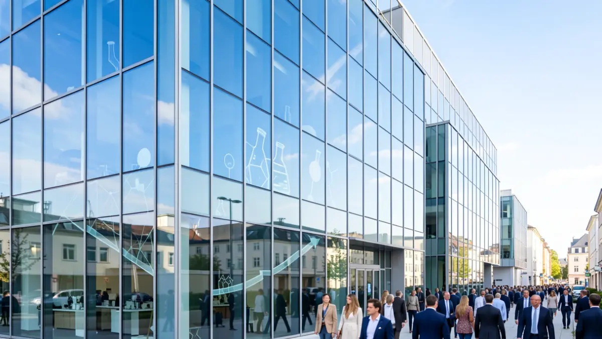 Imagen genérica de un edificio de oficinas moderno, símbolo de inversión y crecimiento empresarial.